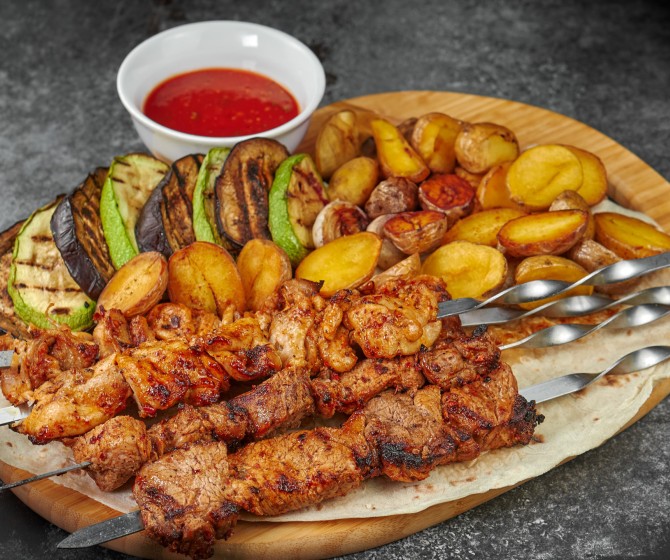 КОМБО: хочу шашлык на четверых