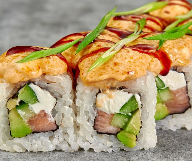 Запеченный с лососем New 